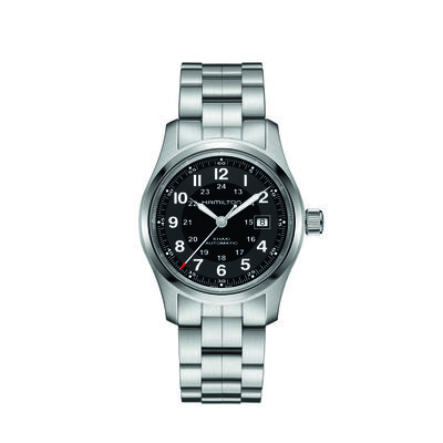 Hamilton Khaki Field Auto Black Dial Watch, 42mm