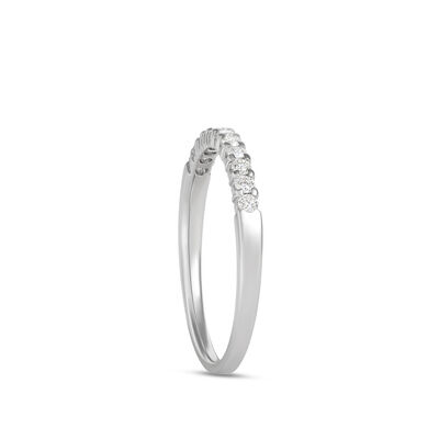 Round Diamond Bridal Band, 14K White Gold