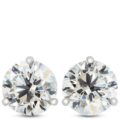Ikuma Canadian Diamond Solitaire Earrings 14K, 3 ctw.
