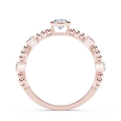 De Beers Forevermark Tribute&trade; Rose Gold Diamond Ring 18K