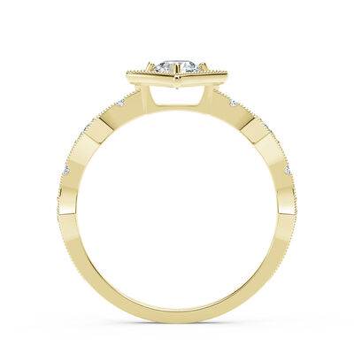 De Beers Forevermark Tribute&trade; Modern Diamond Ring 18K