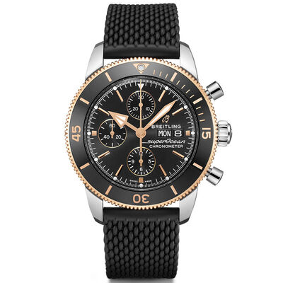 Breitling Superocean Heritage Chronograph 44 Watch, 18K & Steel