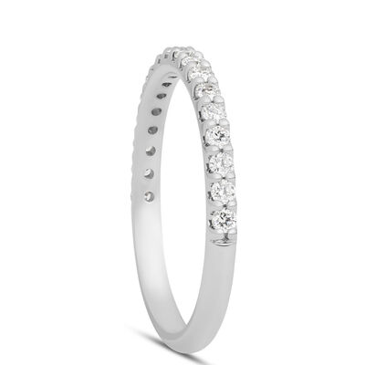 Bella Ponte Tiger Set Anniversary Band, 14K White Gold