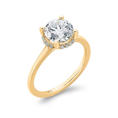 Bella Ponte "The Whisper" Diamond Engagement Ring Setting 14K