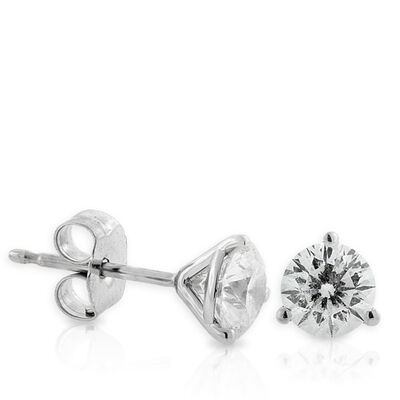 Ben Bridge Signature Diamond Studs, 18k White Gold