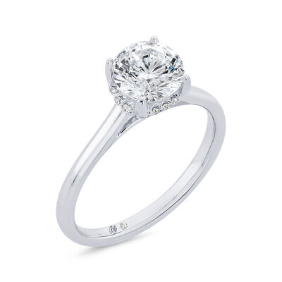 Bella Ponte Laser Inscribed Ikuma Canadian Diamond Engagement Ring