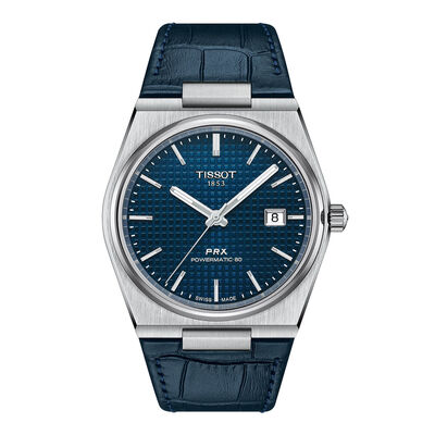 Tissot PRX Powermatic 80 Watch Blue Dial. 40mm