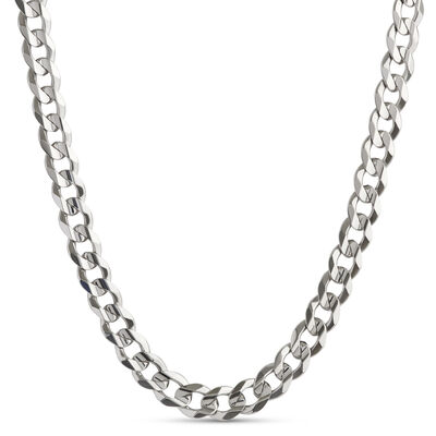 24-Inch Curb Chain, Sterling Silver