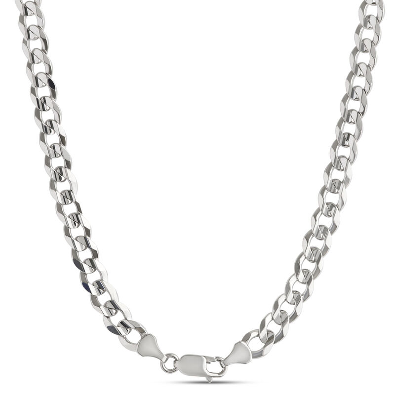 24-Inch Curb Chain, Sterling Silver image number 1