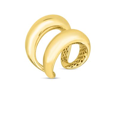 Roberto Coin 18k Yellow Designer Gold Oro Classic Ring