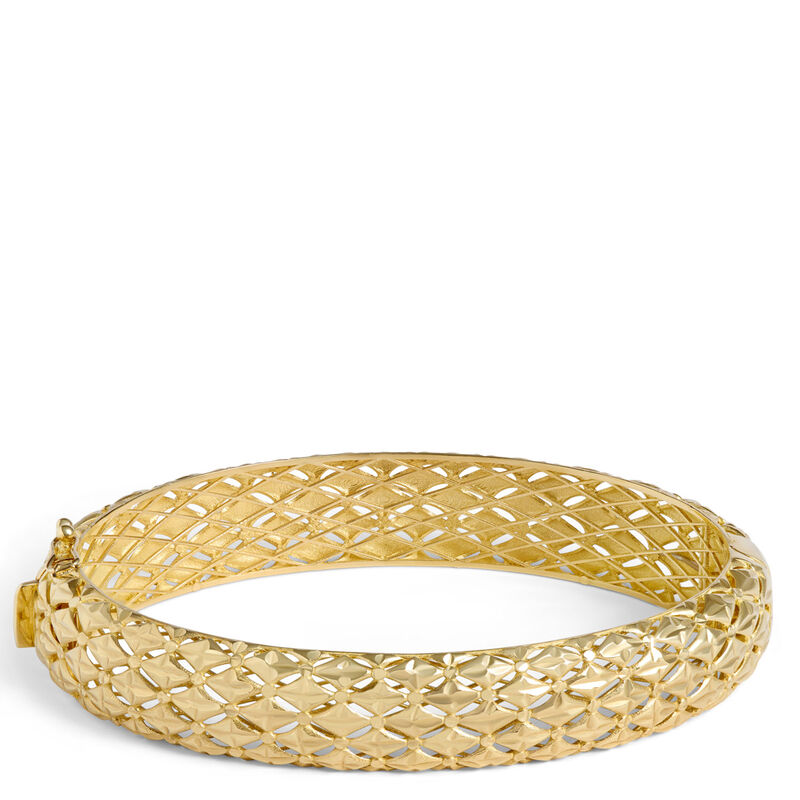 Toscano Lattice Bangle, 14K Yellow Gold image number 0