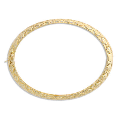 Toscano Lattice Bangle, 14K Yellow Gold