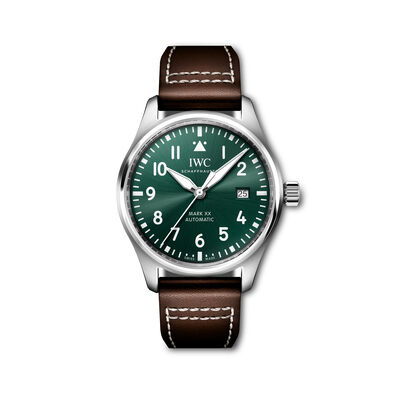 IWC Pilot's Watch Mark XX Green Dial Watch, 40mm
