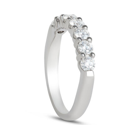 Ben Bridge Signature 7 Stone Diamond Anniversary Band, Platinum