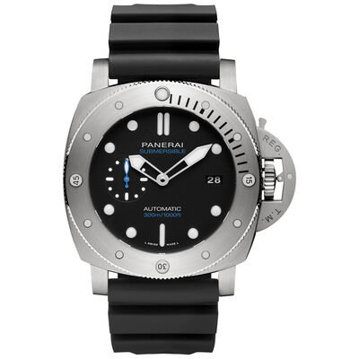 Panerai Submersible Titanio Watch Black Dial, 47MM