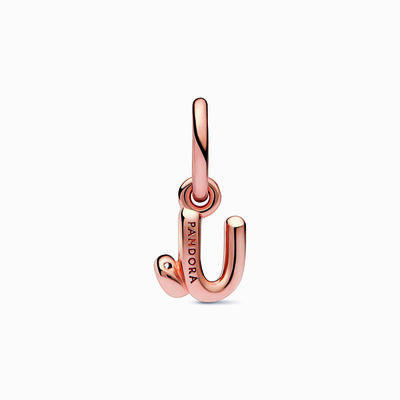 Pandora Letter U Script Alphabet Dangle Charm