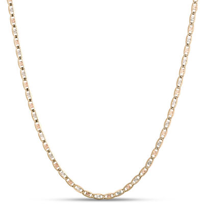 Valentino Star Tri-Color Necklace, Tri-Color 14K Gold