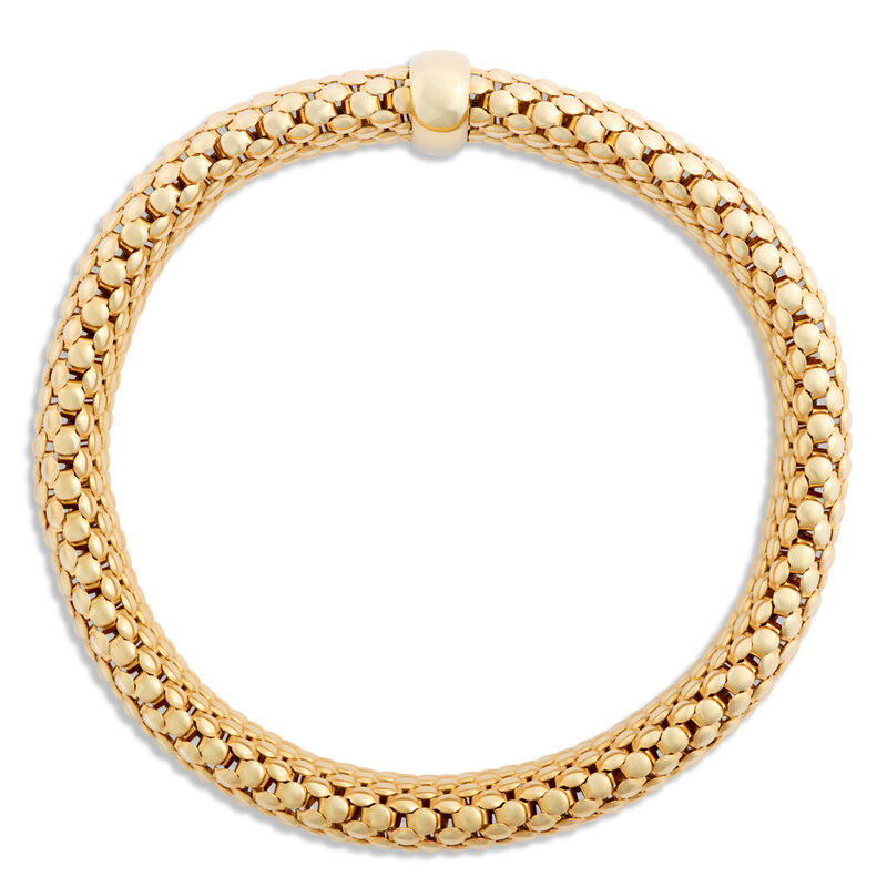 Toscano Stretchy Bracelet, 14K Yellow Gold image number 2