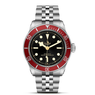 TUDOR Black Bay Mechanical Watch Black Dial, 41mm