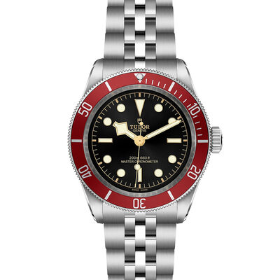 TUDOR Black Bay Mechanical Watch Black Dial, 41mm