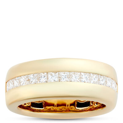 Diamond Anniversary Band 14KY, .87CTW