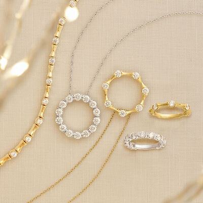 Ben Bridge Signature Diamond Bracelet, 18K Yellow Gold