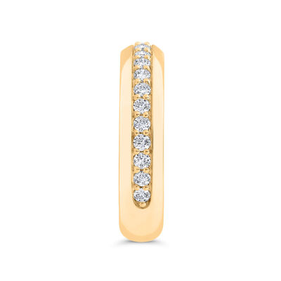 Bella Ponte Refined Knife Edge Diamond Bridal Ring, 14K Yellow Gold