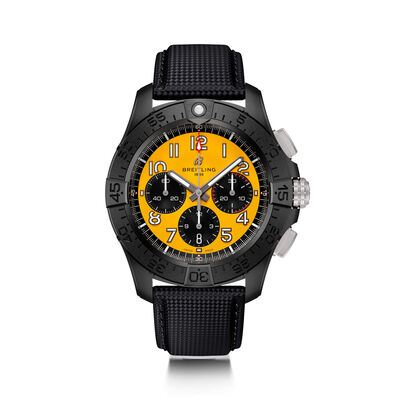 Breitling Avenger B01 Chronograph Night Mission Yellow Dial Watch, 44mm