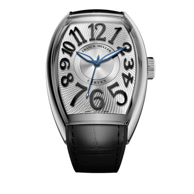 Franck Muller Curvex CX Classic Silver Dial Watch, 36mm x 52.7mm