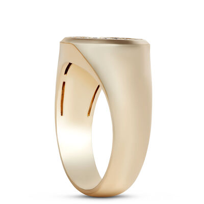 Diamond Cluster Ring, 14K Yellow Gold