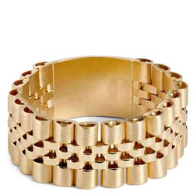 Toscano Flexy Linked Ring, 14K Yellow Gold Size 10