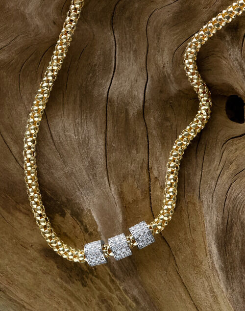 Toscano necklace with diamonds