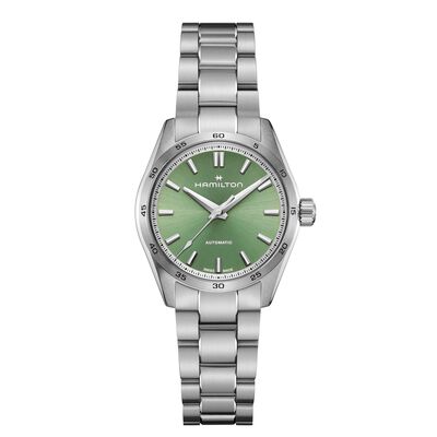 Hamilton Jazzmaster Performer Auto Watch Green Dial, 34mm