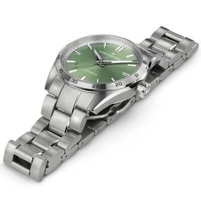 Hamilton Jazzmaster Performer Auto Watch Green Dial, 34mm