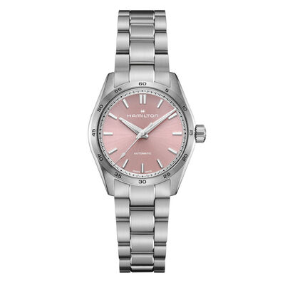 Hamilton Jazzmaster Performer Auto Watch Pink Dial, 34mm