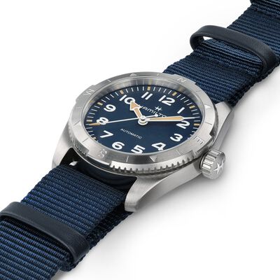 Hamilton Khaki Field Expedition Auto Watch Blue Dial, 37mm
