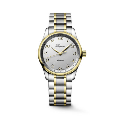 Longines Master Collection Silver Dial Watch, 34mm