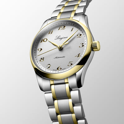 Longines Master Collection Silver Dial Watch, 34mm