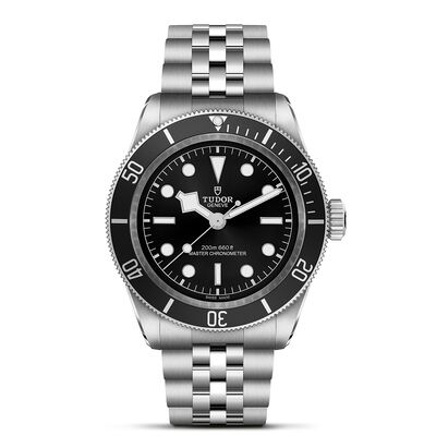 TUDOR Black Bay Black Dial Watch, 41mm