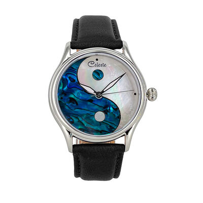 Celeste Yin Yang Multicolored Dial Watch, 38mm