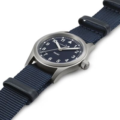 Hamilton Khaki Field Quartz Watch Blue Dial, 33mm