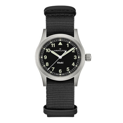 Hamilton Khaki Field Quartz Watch Black Dial, 33mm