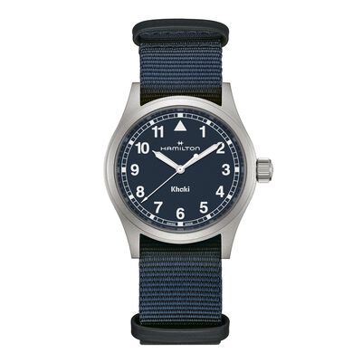Hamilton Khaki Field Quartz Watch Blue Dial, 38mm