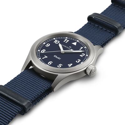 Hamilton Khaki Field Quartz Watch Blue Dial, 38mm