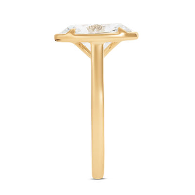 Bella Ponte Oval Solitaire Diamond Engagement Ring, 18K Yellow Gold