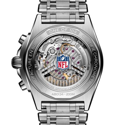 Breitling Chronomat B01 NFL Las Vegas Raiders Edition Black Dial Watch, 42mm
