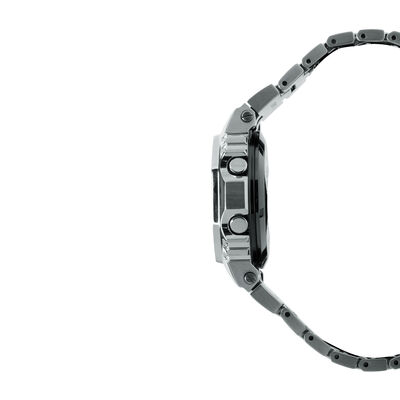 G-Shock Full Metal Silver and Green Outline Dial Watch, 43.2mm