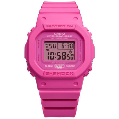 G-Shock Breast Cancer Awareness Model Digital Pink Dial Watch, 40.5mm