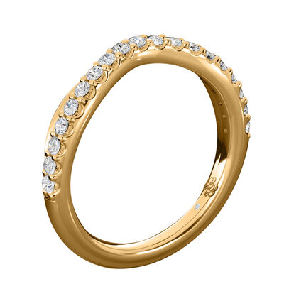 Bella Ponte Contour Anniversary Band, 14K Yellow Gold