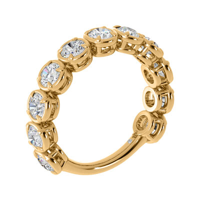 Bella Ponte Bezel Diamond Anniversary Band, 14K Yellow Gold